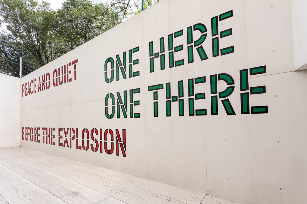 Lawrence Weiner. Peace and Quiet. Colección Jumex. Museo Jumex