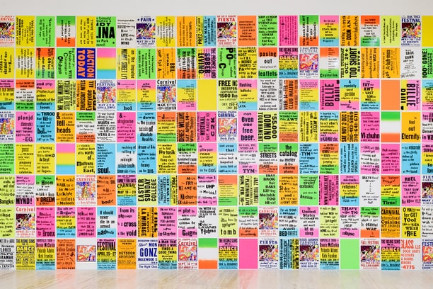 The Singing Posters (poetry/sound/collage/sculpture/books) - Museo